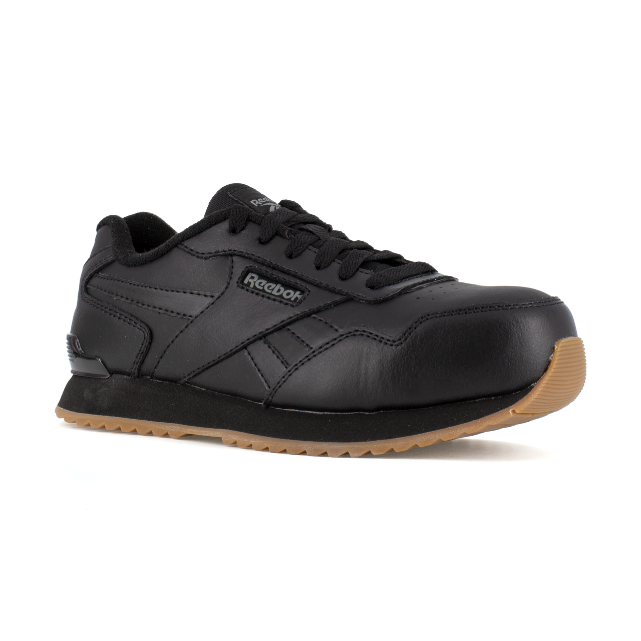 RB983 Reebok Leather Composite Toe Work Sneaker (Black)