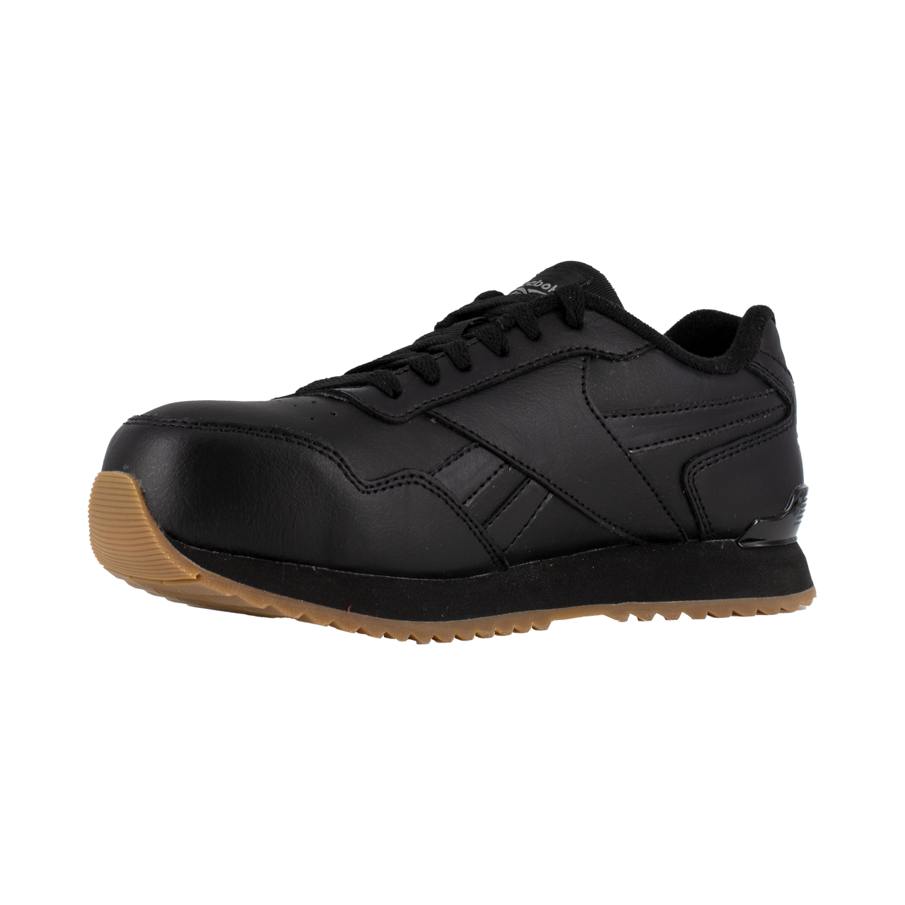 RB983 Reebok Leather Composite Toe Work Sneaker (Black)
