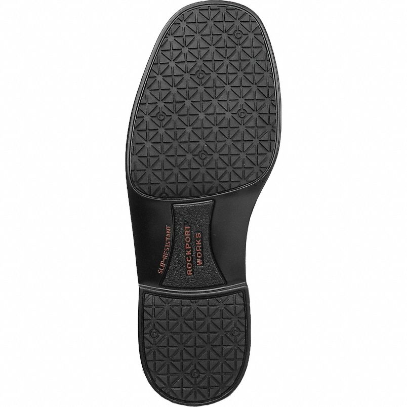 RK6522 Rockport Work Leather Soft Toe Shoe (Black)