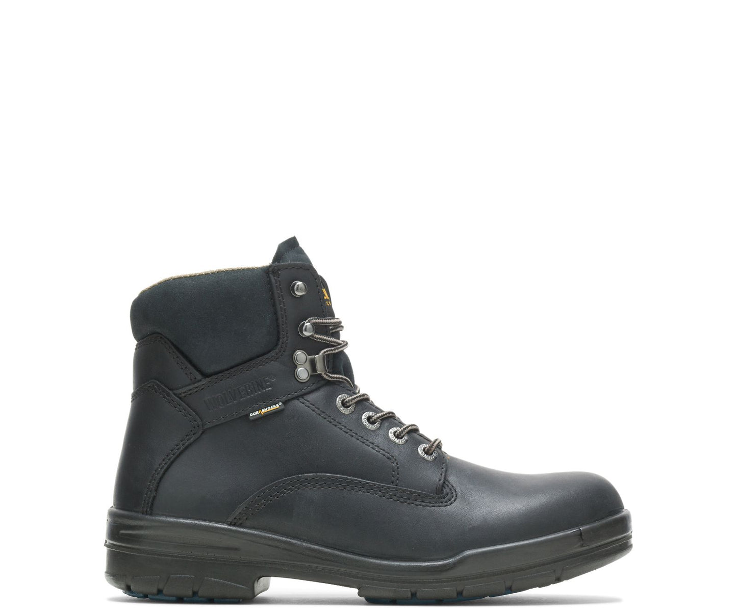 3123 Wolverine Leather Soft Toe Work Boots (Black)