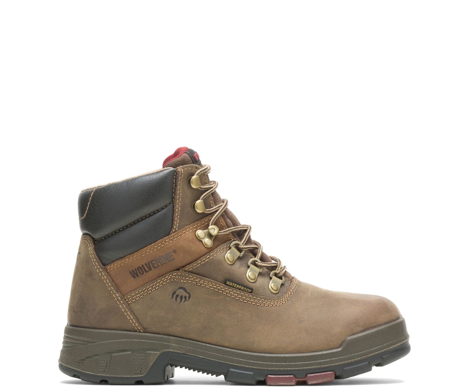 W10315 6 inch waterproof soft toe boot (brown)
