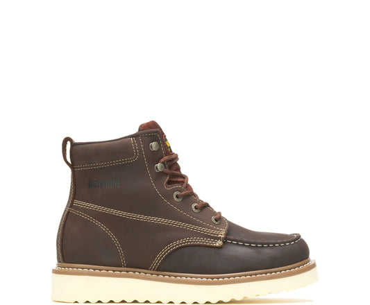 Wolverine 10744 Brown, 6 Inch, Wedge Sole , Boot