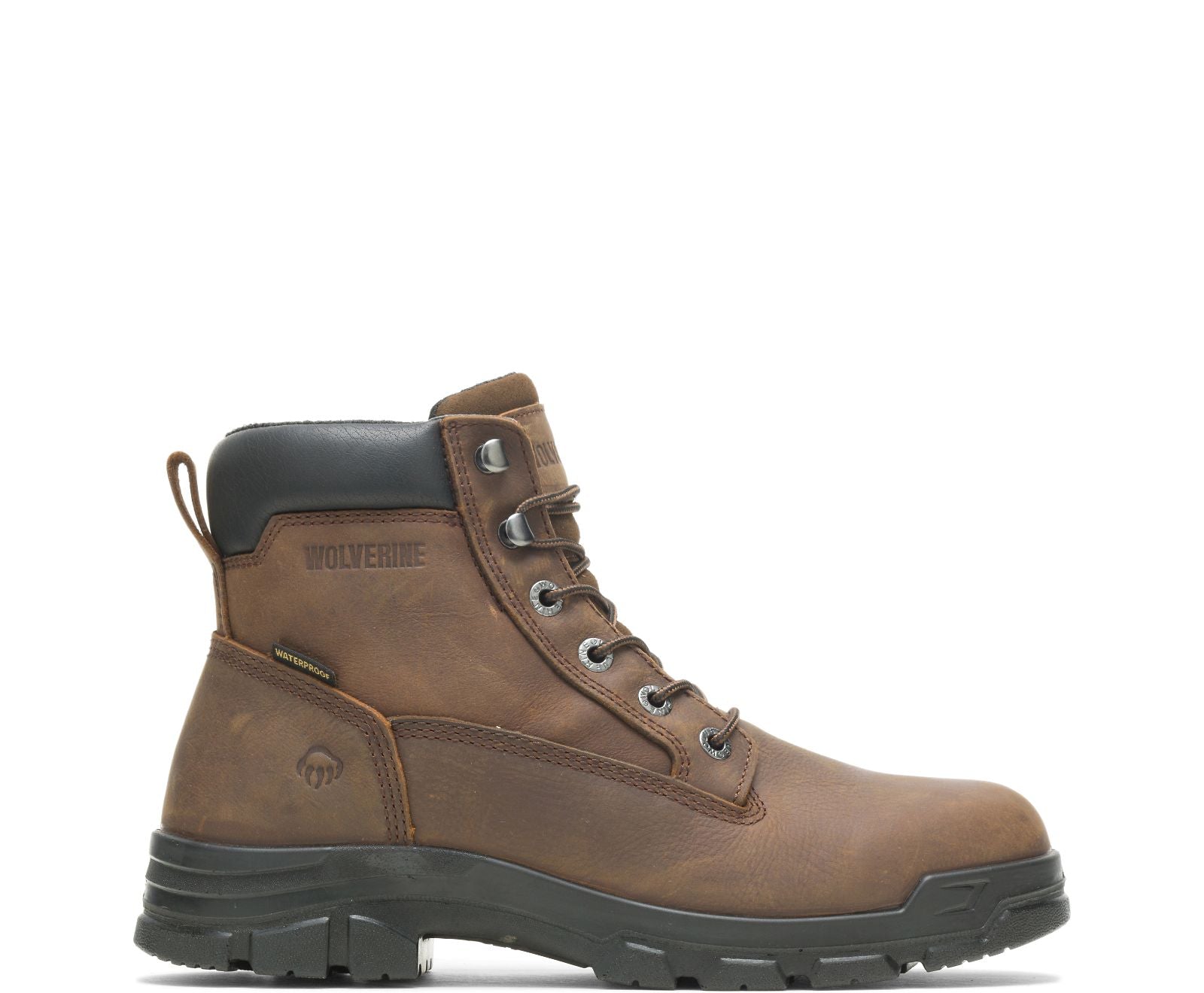 wolverine 10916 Brown, 6 Inch, Waterproof, Steel Toe, Boot