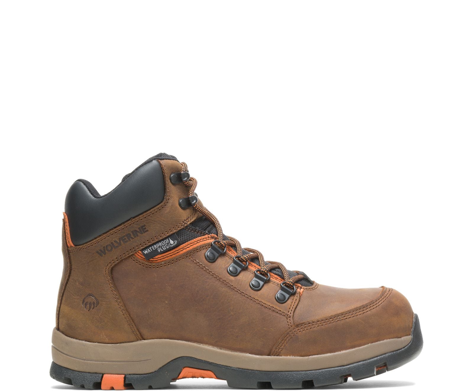 Wolverine 211043 6 Inch Brown Waterproof Steel Toe Boot (Brown)